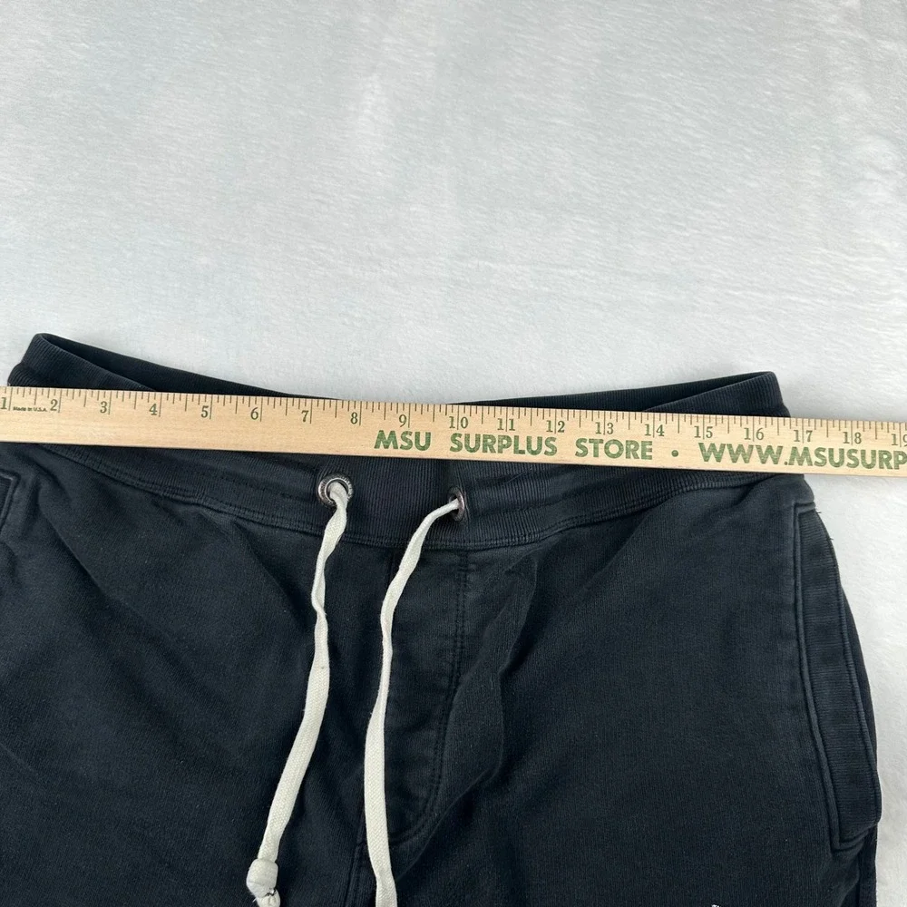 Superdry Surplus NY Mens Black Cotton Joggers Sweatpants Size L M70003TO